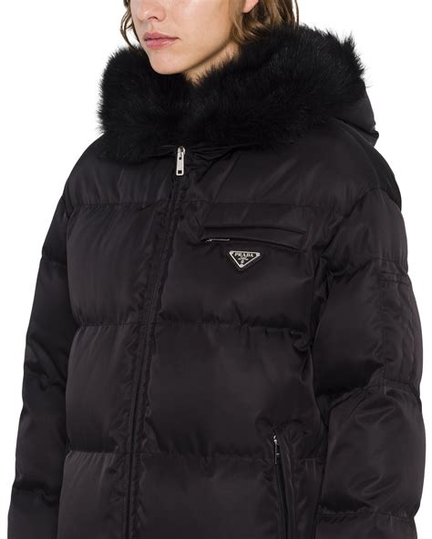 black puffer prada jacket|Prada re nylon puffer jacket.